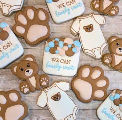 All photos — custom decorated cookies by Dreams of Buttercream
