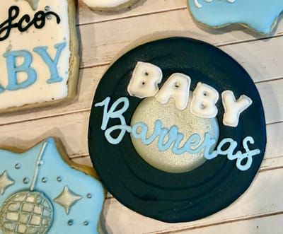 All photos — custom decorated cookies by Dreams of Buttercream