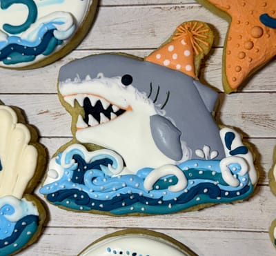 Birthday — custom decorated cookies by Dreams of Buttercream