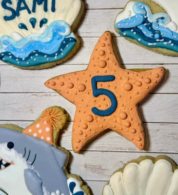 Birthday — custom decorated cookies by Dreams of Buttercream