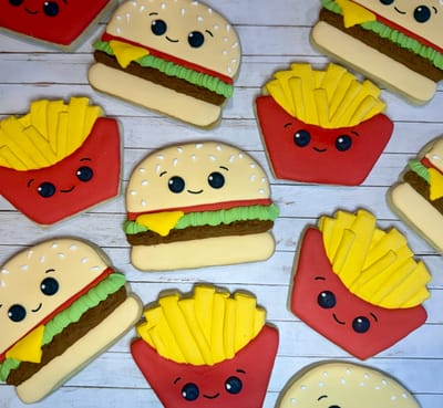 All photos — custom decorated cookies by Dreams of Buttercream