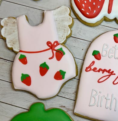 Birthday — custom decorated cookies by Dreams of Buttercream