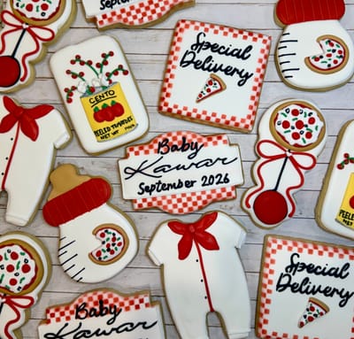 All photos — custom decorated cookies by Dreams of Buttercream