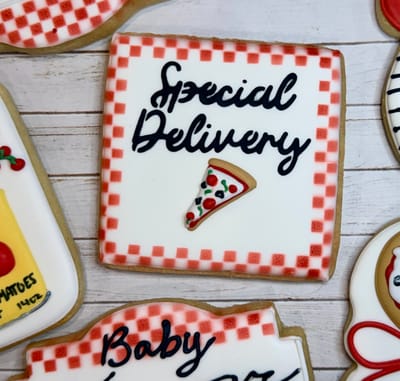 All photos — custom decorated cookies by Dreams of Buttercream