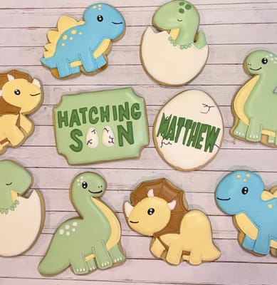 Baby Shower — custom decorated cookies by Dreams of Buttercream