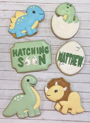 Baby Shower — custom decorated cookies by Dreams of Buttercream