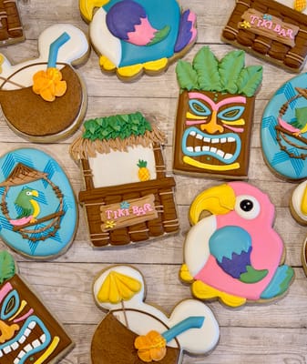 All photos — custom decorated cookies by Dreams of Buttercream