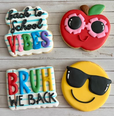 Teacher Appreciation — custom decorated cookies by Dreams of Buttercream