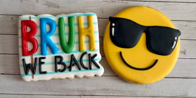 Teacher Appreciation — custom decorated cookies by Dreams of Buttercream