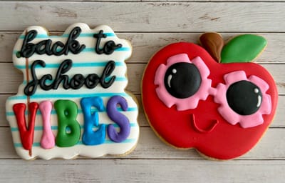 Teacher Appreciation — custom decorated cookies by Dreams of Buttercream