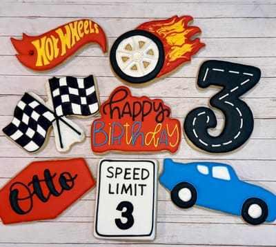 All photos — custom decorated cookies by Dreams of Buttercream