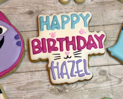 All photos — custom decorated cookies by Dreams of Buttercream