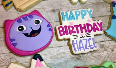 All photos — custom decorated cookies by Dreams of Buttercream