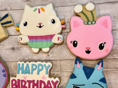 All photos — custom decorated cookies by Dreams of Buttercream