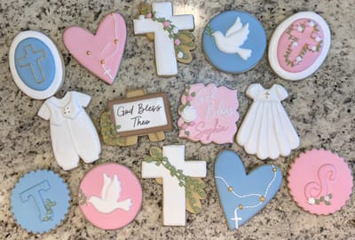 Baby Shower — custom decorated cookies by Dreams of Buttercream