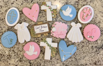 Baby Shower — custom decorated cookies by Dreams of Buttercream