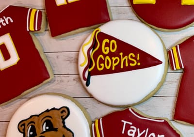 All photos — custom decorated cookies by Dreams of Buttercream