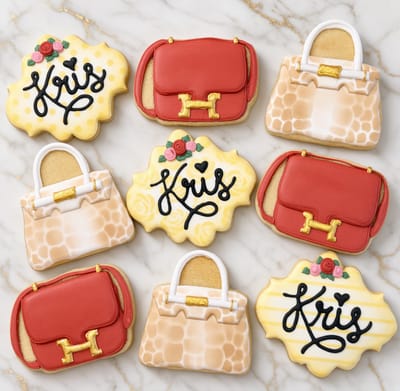 All photos — custom decorated cookies by Dreams of Buttercream