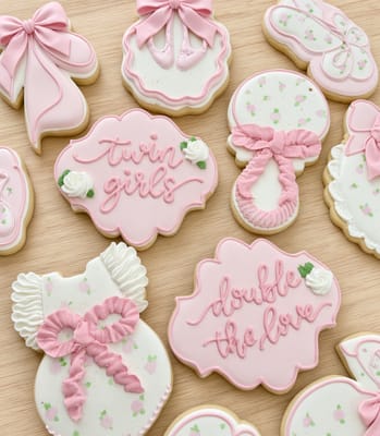 Baby Shower — custom decorated cookies by Dreams of Buttercream