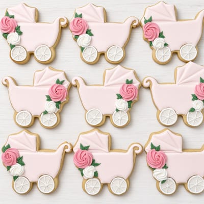 Baby Shower — custom decorated cookies