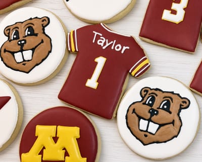 All photos — custom decorated cookies by Dreams of Buttercream