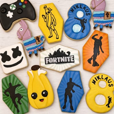All photos — custom decorated cookies by Dreams of Buttercream