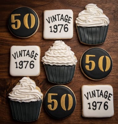 Custom decorated cookies by Dreams of Buttercream